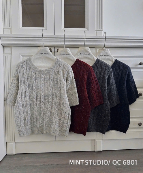 ÁO LEN VẶN THỪNG ÁNH NHŨ MÃ 6801