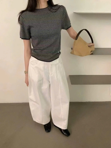 ÁO LEN CỔ 3CM ĐÍNH TAG MÃ 052