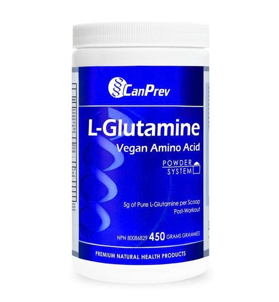 Canprev L-Glutamine Vegan Amino Acid 450g - Bảo Vệ Và Hỗ Trợ Phục Hồi Cơ Bắp