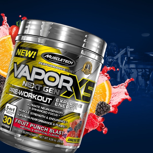 Muscletech VAPOR X5 Next Gen - (30 lần dùng)