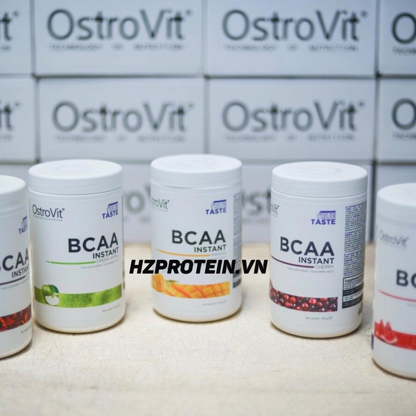 OSTROVIT BCAA INSTANT - PHỤC HỒI CƠ BẮP TỐI ƯU, MÙI VỊ NGON 400g (80 LẦN DÙNG)