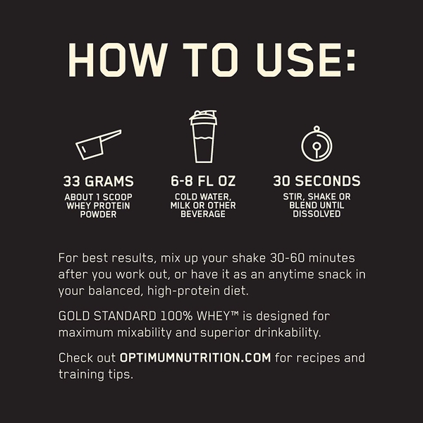 GOLD STANDARD 100% WHEY 2LBS