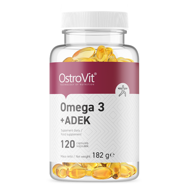 OSTROVIT OMEGA3 ADEK DẦU CÁ FISH OIL - 120 viên