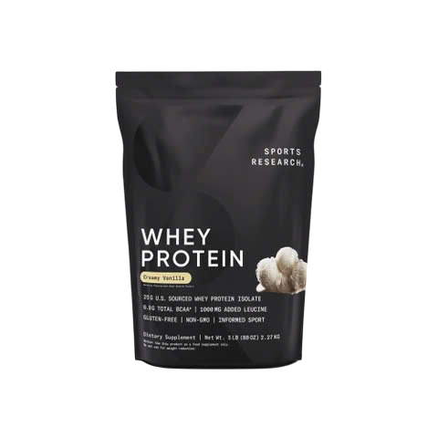 Sports Research Whey Protein Isolate 5lbs - Hỗ Trợ Tăng Cơ Vượt Trội