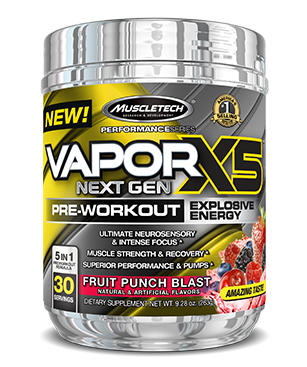 Muscletech VAPOR X5 Next Gen - (30 lần dùng)