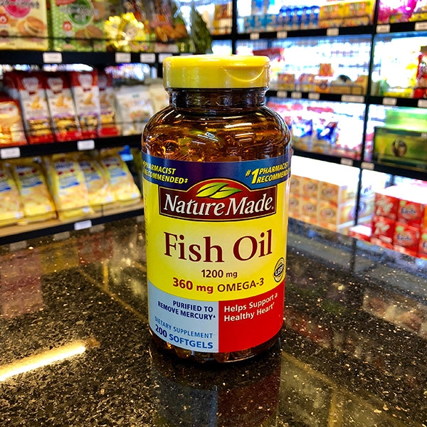 NATURE MADE OMEGA3 DẦU CÁ FISH OIL 1200MG
