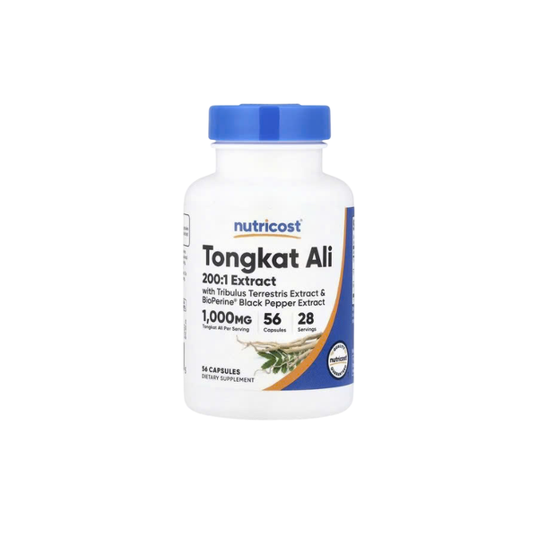 Nutricost Tongkat Ali - Tăng Cường Sức Khỏe Sinh Lý Nam Giới (56 Viên)