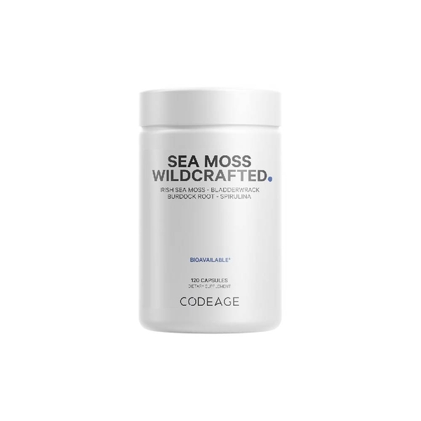 Codeage Sea Moss Wildcrafted - Hỗ trợ chức năng tuyến giáp