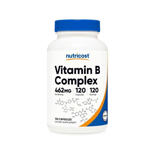Nutricost Vitamin B-Complex 460mg - Tăng cường hệ miễn dịch và thần kinh
