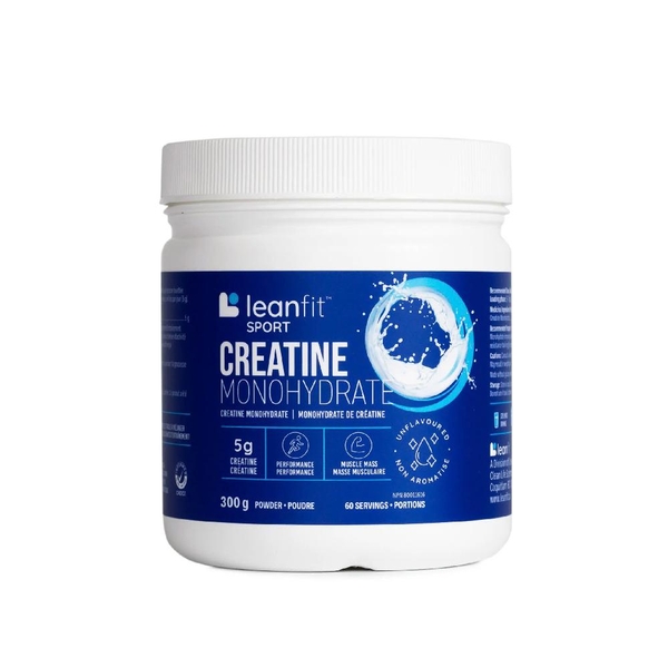 Leanfit Sport Creatine Monohydrate 300 Gram - Phục Hồi & Phát Triển Cơ Bắp Tối Đa