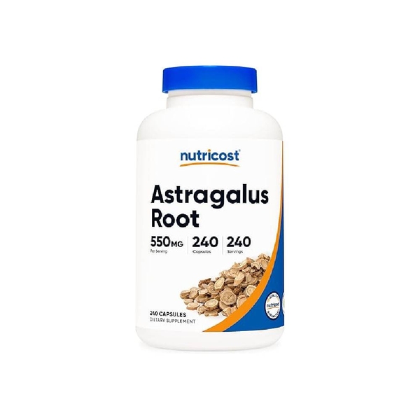 Nutricost Astragalus Root 550mg - Thảo Dược Thiên Nhiên Chống Viêm, Hỗ Trợ Tim Mạch