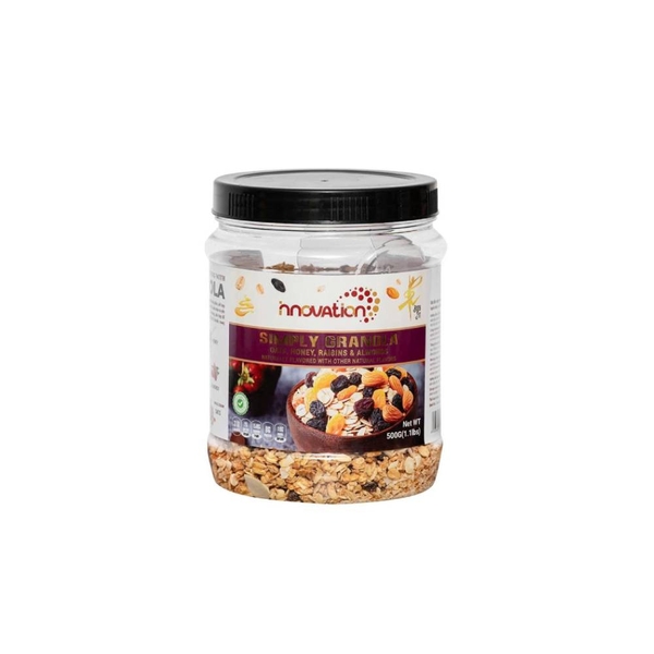 Innovation Simply Granola - Yến Mạch Ngũ Cốc Ăn Liền Dạng Hũ 500gram/1000gram