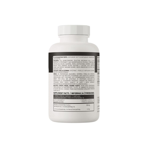 OSTROVIT ASTAXANTHIN FORTE 4MG, TĂNG CƯỜNG ĐỀ KHÁNG, ĐẸP DA (90 VIÊN)