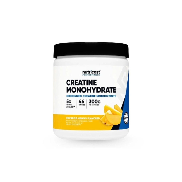 Nutricost Creatine Monohydrate Powder Micronized 300gram - Hỗ Trợ Tăng Cơ Bắp