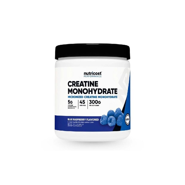 Nutricost Creatine Monohydrate Powder Micronized 300gram - Hỗ Trợ Tăng Cơ Bắp