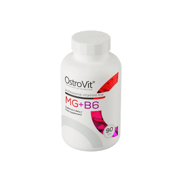 OSTROVIT Mg + B6 (90 Viên) – Bổ Sung Magie & Vitamin B6, Ổn Định Thần Kinh, Cải Thiện Giấc Ngủ