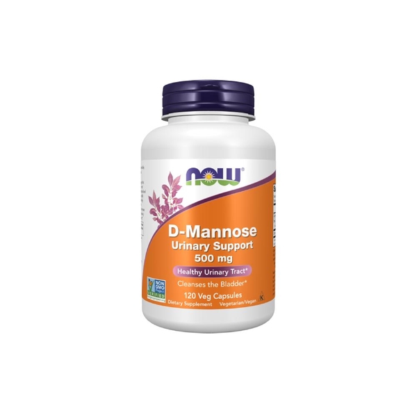 Now D-Mannose Urinary Support 500mg - Hỗ Trợ Sức Khỏe Đường Tiết Niệu Và Bàng Quang