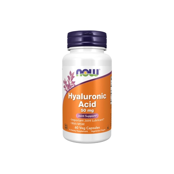 Now Hyaluronic Acid 50mg - Viên Uống Hỗ Trợ Xương Khớp, Cải Thiện Lão Hóa