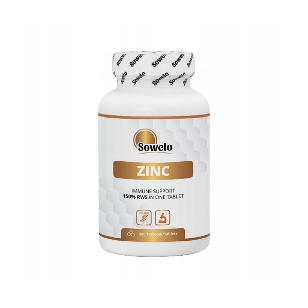 Sowelo Zinc - Hỗ Trợ Sức Khỏe Da, Tóc, Móng, Tăng Cường Miễn Dịch (200 Viên)