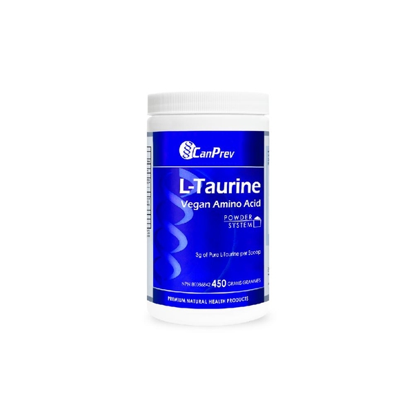 Canprev L-Taurine Vegan Amino Acid 450gram - Cân Bằng Điện Giải, Tăng Hiệu Suất Tập Luyện