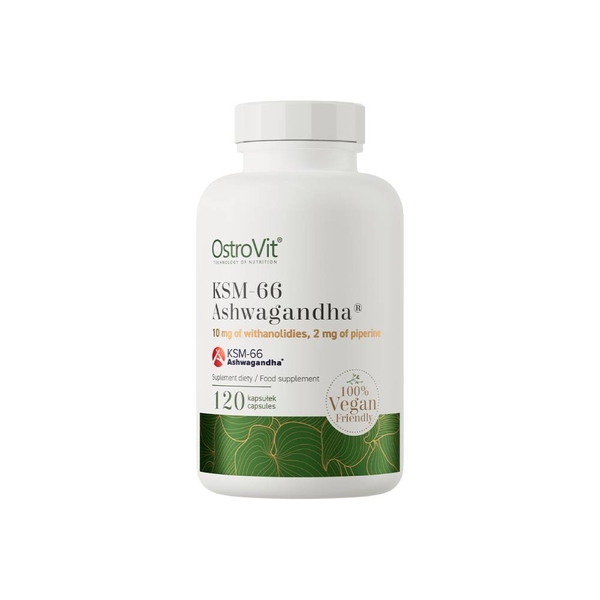 Ostrovit KSM-66 Ashwagandha (120 Viên) - Nâng Cao Khả Năng Sinh Lý