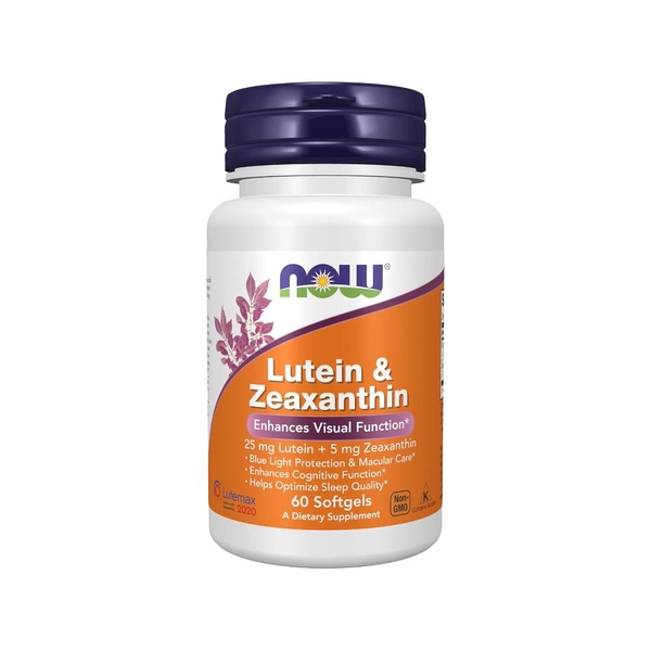 Now Lutein & Zeaxanthin 25mg/5mg - Hỗ Trợ Sức Khỏe Mắt