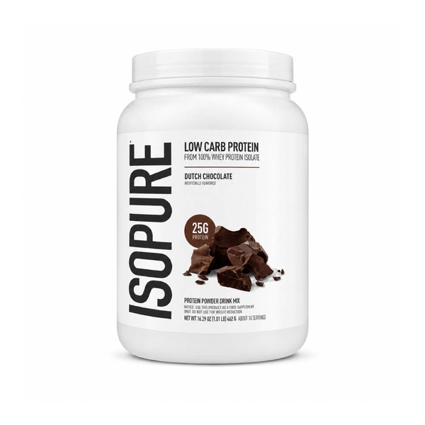 Isopure 100% Whey Protein Isolate (15 Lần Dùng) - Hỗ Trợ Siết Cơ & Giảm Mỡ