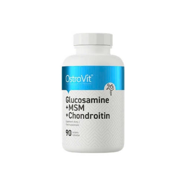 OSTROVIT GLUCOSAMINE + MSM + CHONDROITIN - HỖ TRỢ CHỨC NĂNG, CẢI THIỆN XƯƠNG KHỚP (90 VIÊN)