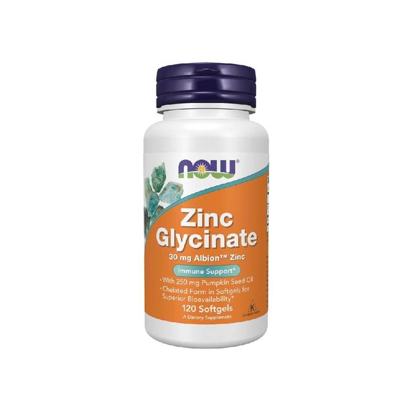 Now Zinc Glycinate 120 Viên - Viên Uống Bổ Sung Kẽm