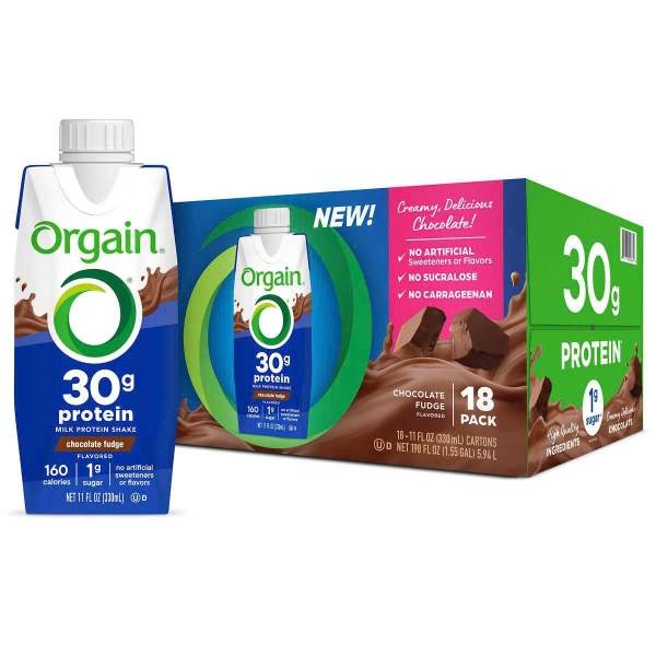 Sữa Dinh Dưỡng Protein Hương Vị Chocolate - Orgain 30g Milk Protein Shake