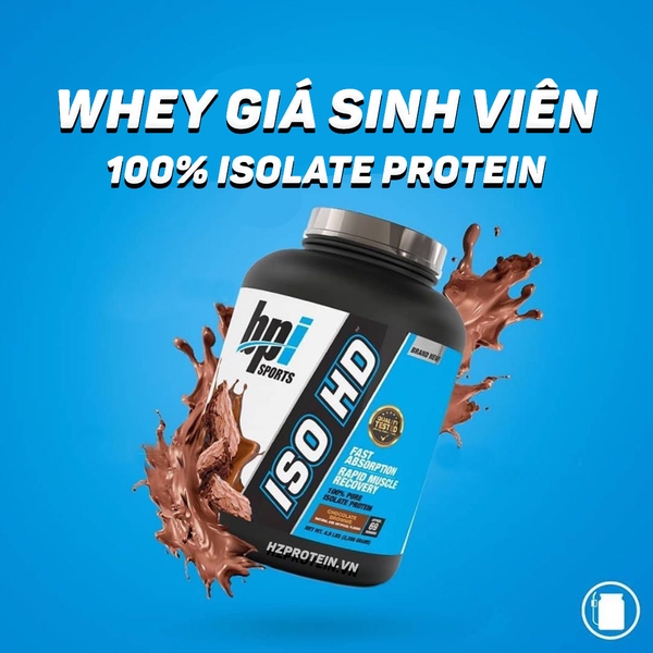 BPI ISO HD 100% WHEY ISOLATE PROTEIN - Nguồn Dinh Dưỡng Tăng Cơ Bắp Tối Đa (5LBS)