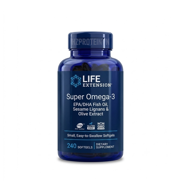 Life Extension Super Omega-3 (240 Viên) - Hỗ trợ hệ tim mạch, não bộ và thị lực