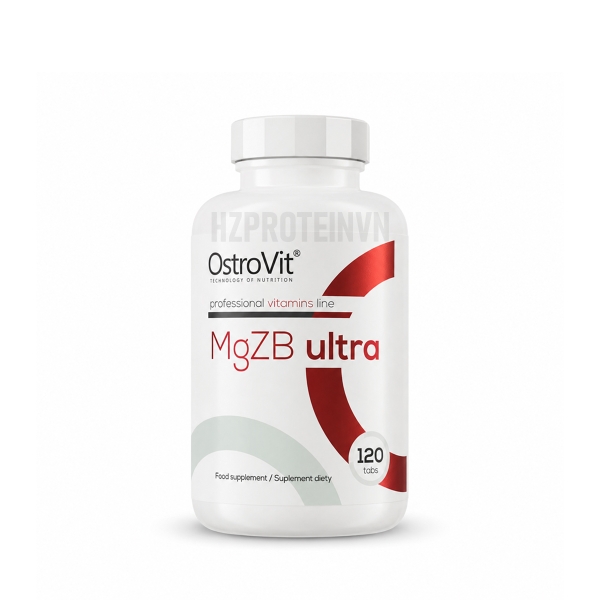 Ostrovit ZMA Mgzb Ultra 120 Viên - Cải thiện chất lượng giấc ngủ