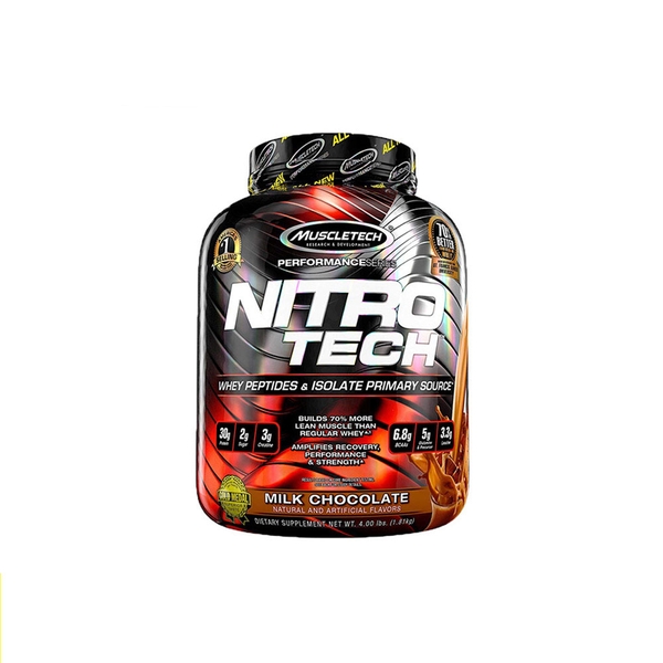 MUSCLETECH NITROTECH WHEY PEPTIDES - Sữa Tăng Cơ Whey Protein - 4LBS