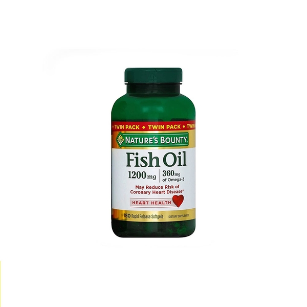 NATURE BOUNTY OMEGA3 DẦU CÁ FISH OIL - (180 VIÊN)