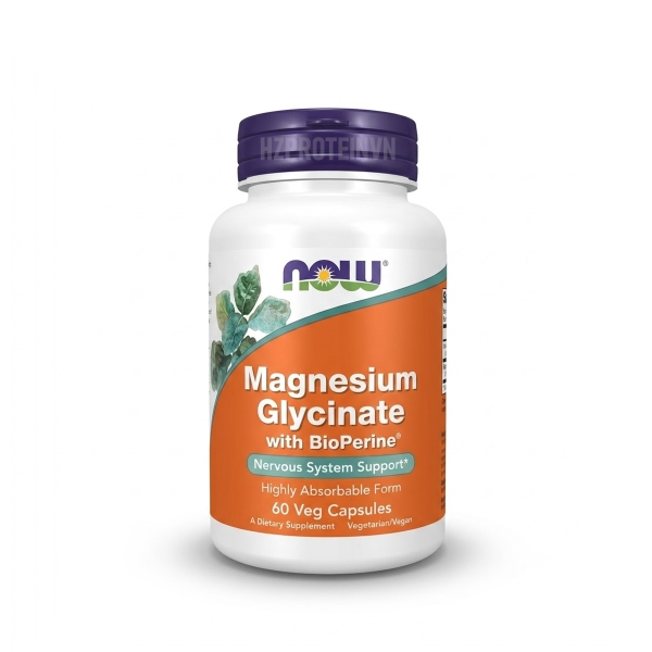 Now Magnesium Glycinate With BioPerine (60 Viên)
