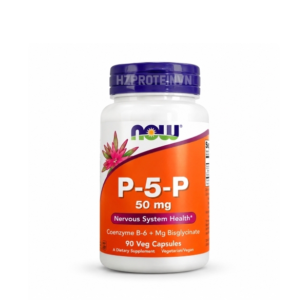 Now P-5-P 50mg - Giúp hỗ trợ hệ thần kinh, giảm căng thẳng và cải thiện giấc ngủ (90 Viên)