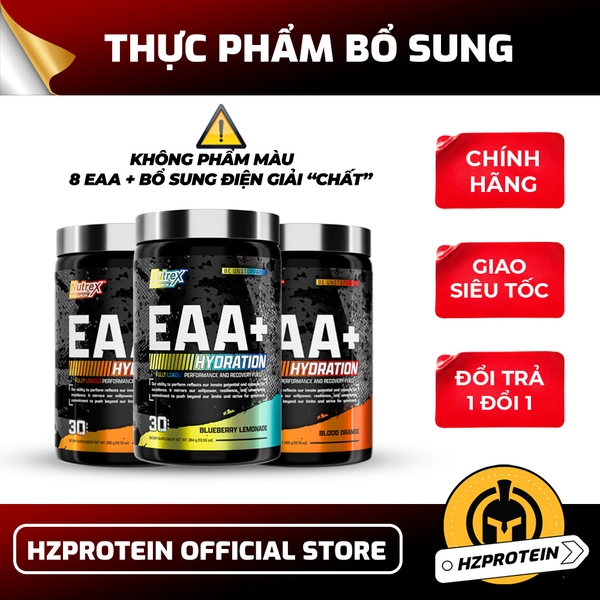 NUTREX EAA+ HYDRATION - PHỤC HỒI, PHÁT TRIỂN CƠ BẮP, BỔ SUNG ĐIỆN GIẢI BÙ NƯỚC (30 LẦN DÙNG)