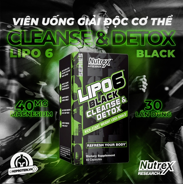 Nutrex Lipo 6 Cleanse & Detox (60 Viên)