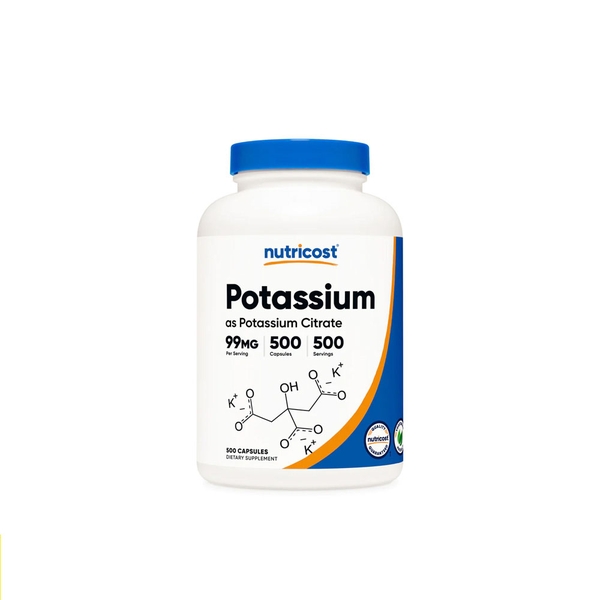 Nutricost Potassium Citrate 99mg - (500 Viên)