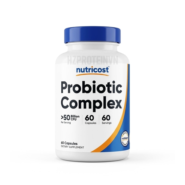 Nutricost Probiotic Complex >50 Billion CFU - Hỗ trợ hệ tiêu hóa và cân bằng vi sinh đường ruột