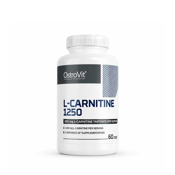 Ostrovit L-Carnitine 1250mg (60 Viên) - Hỗ Trợ Quá Trình Đốt Mỡ