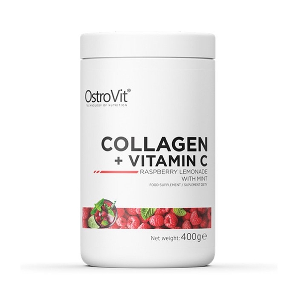 Ostrovit Collagen + Vitamin C (400g) - Hỗ trợ mọc tóc, móng tay chắc khỏe, trẻ hóa lan da