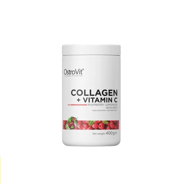 Ostrovit Collagen + Vitamin C (400g) - Hỗ trợ mọc tóc, móng tay chắc khỏe, trẻ hóa lan da