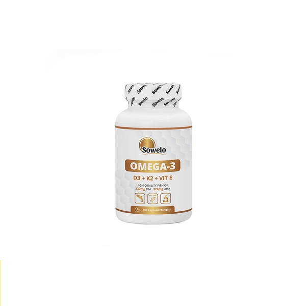 SOWELO OMEGA3 D3 K2 - 100 VIÊN