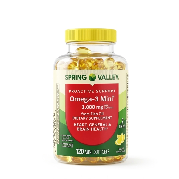 Spring Valley Omega3 2000mg + Vitamin D3 25mcg