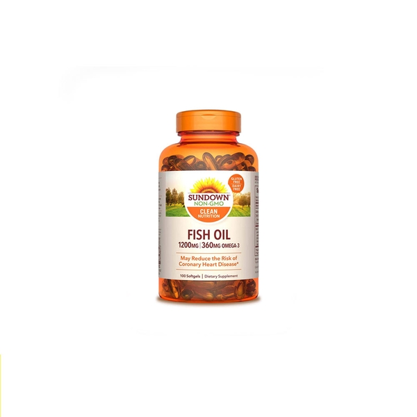 SUNDOWN OMEGA3 DẦU CÁ FISH OIL - 100 Viên