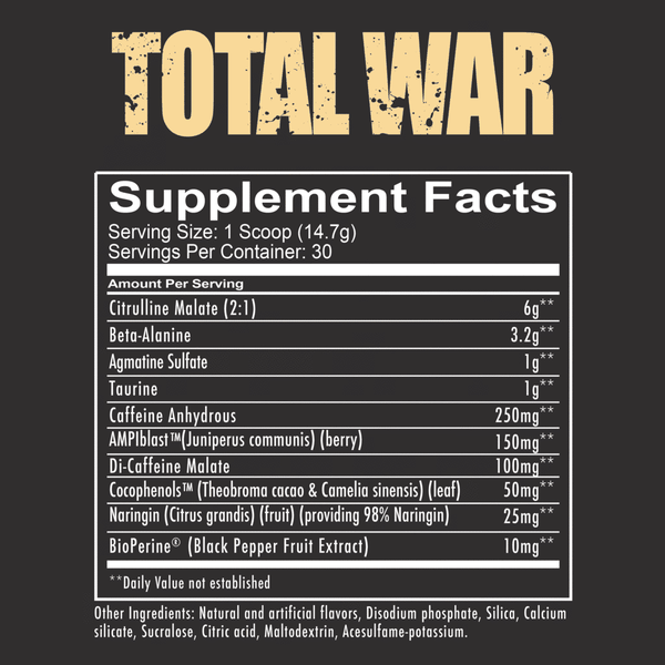 REDCON1 TOTAL WAR - PREWORKOUT TĂNG SỨC MẠNH (30 LẦN DÙNG)