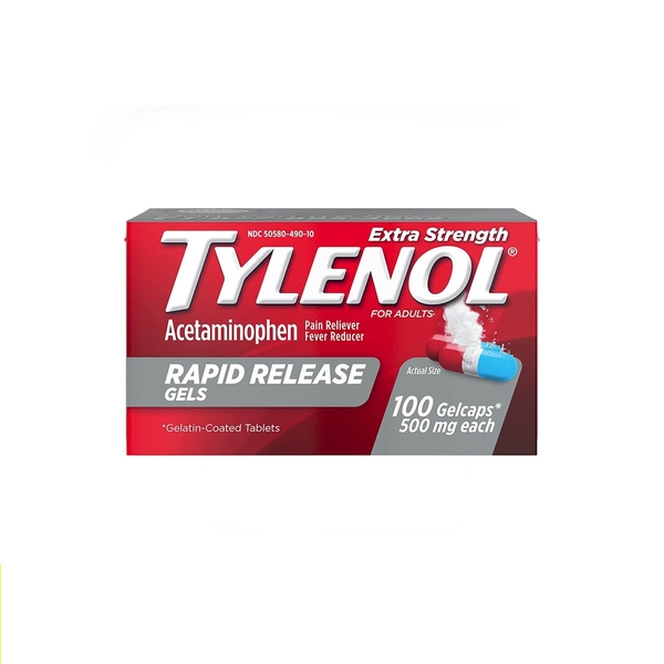 Tylenol Rapid Release 500mg (For Adult) - 225 viên Gel