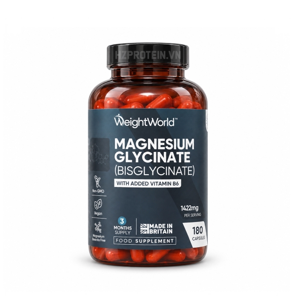 WeightWorld Magnesium Bisglycinate +B6